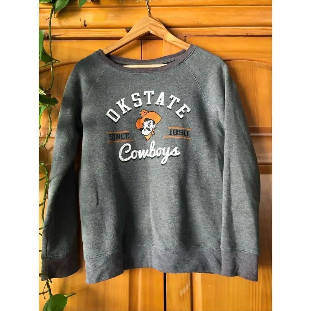 National Collegian OK STATE Cowboy Women’s Fleece Pullover Size S